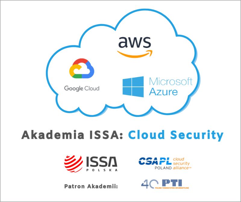 Zaproszenie na Akademia ISSA: Cloud Security: Cyber Twierdza w chmurze